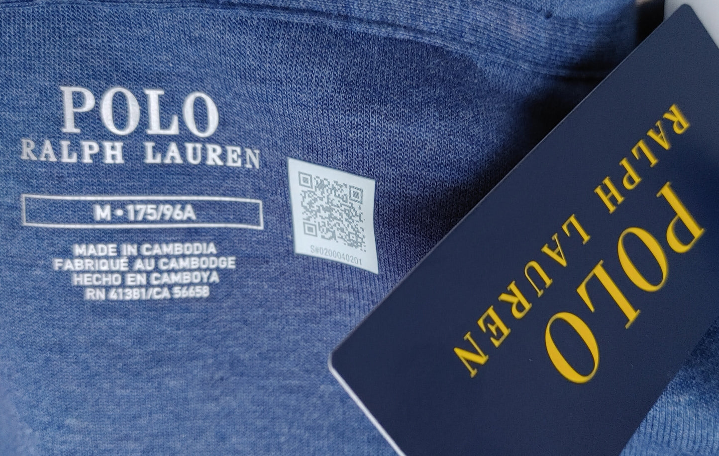 Men's blue hoodie with zipper